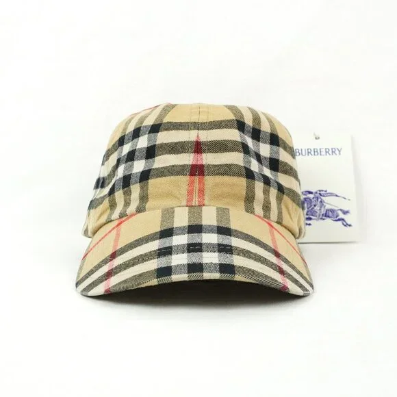 Burberry | Accessories | Nwt Burberry Check Cotton Baseball  display picture 2